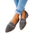 Skórzane Mokasyny Damskie Eleganckie Buty Damskie Wsuwane