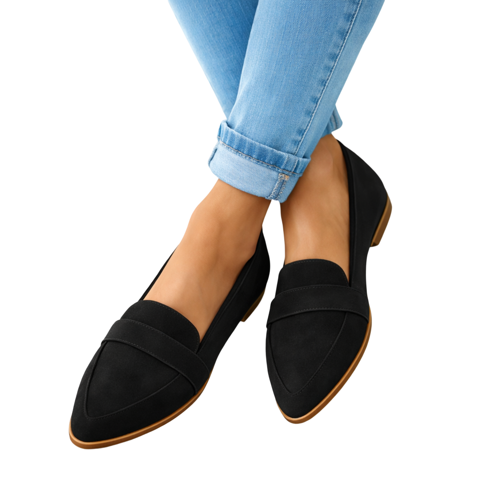 Skórzane Mokasyny Damskie Eleganckie Buty Damskie Wsuwane