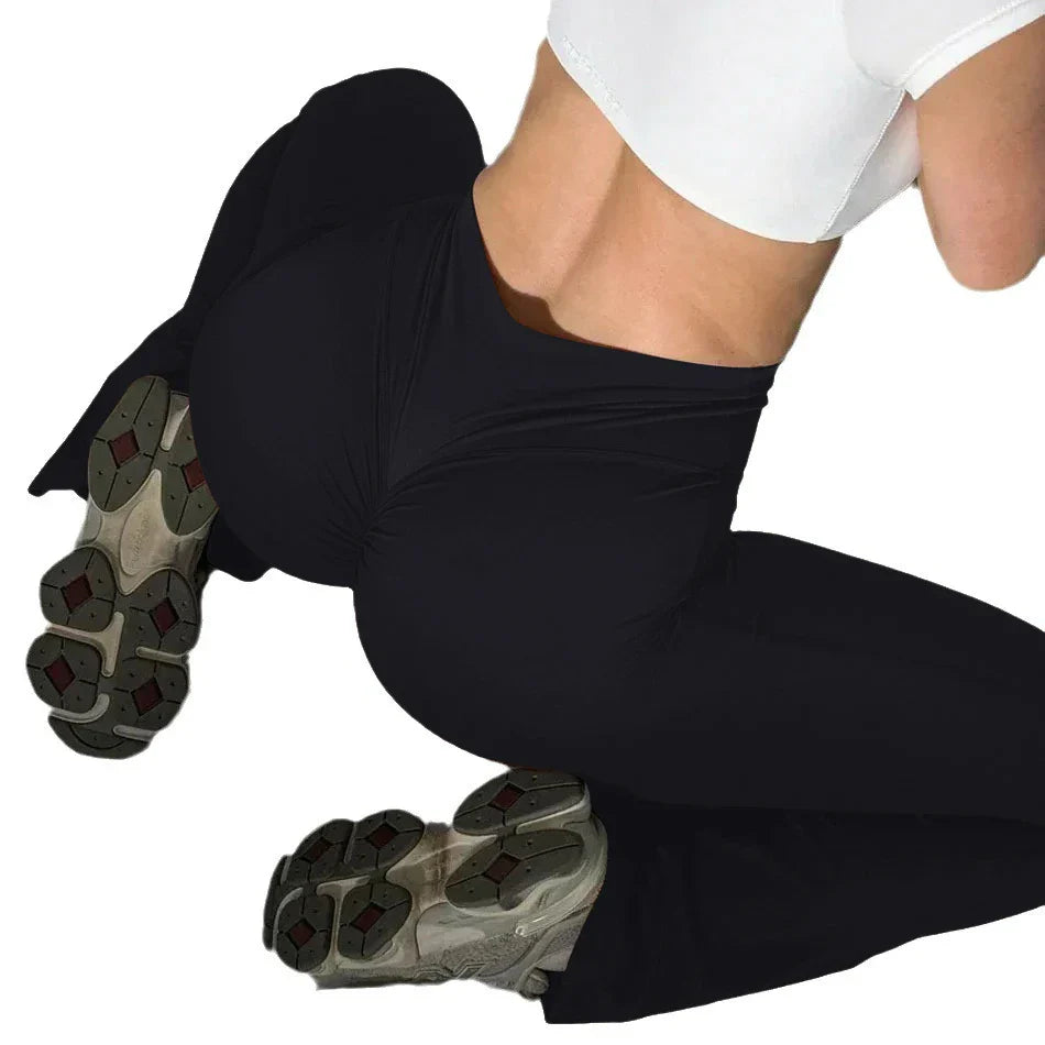 Legginsy Push-Up Bootcut z Wysokim Stanem Damskie