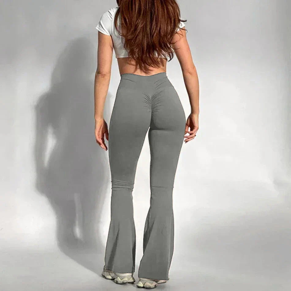 Legginsy Push-Up Bootcut z Wysokim Stanem Damskie